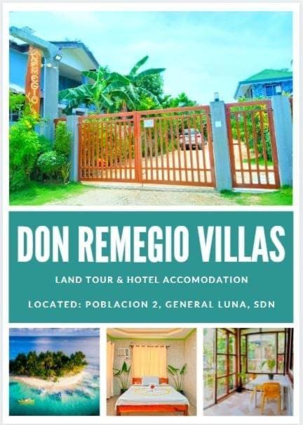 Don Remegio Villas Siargao Хенерал Луна Екстериор снимка